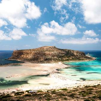 Balos-lagúna és Gramvousa, a kalózsziget